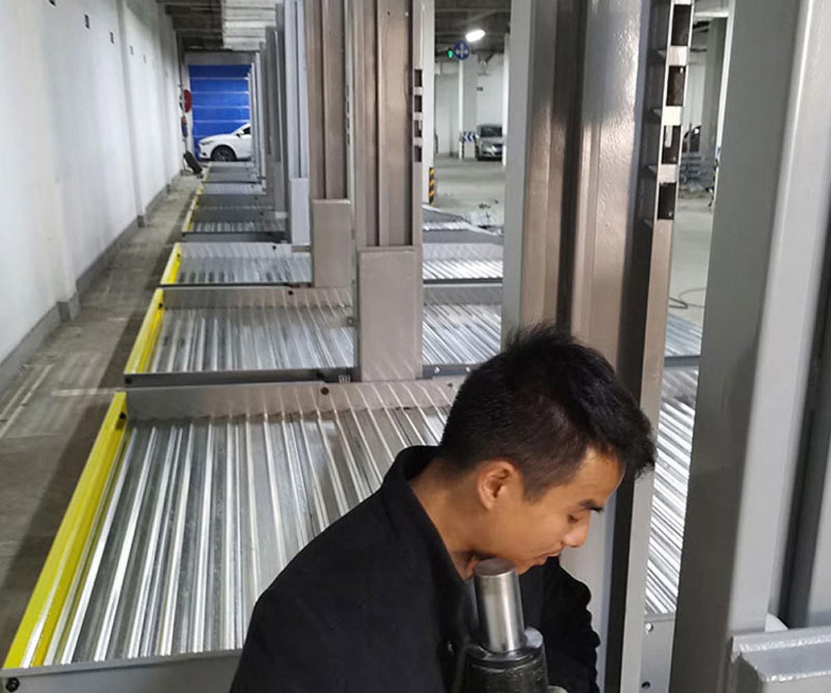 洪雅县三层升降平移机械式立体停车设备回收