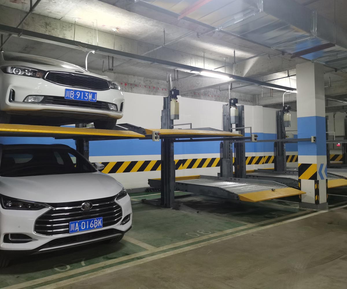 甘孜县四柱简易升降机械式立体停车设备