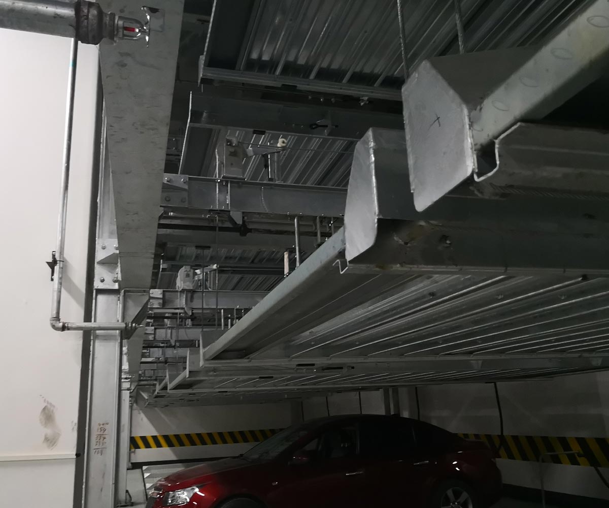 鹿寨县PSH2二层升降横移机械式停车设备